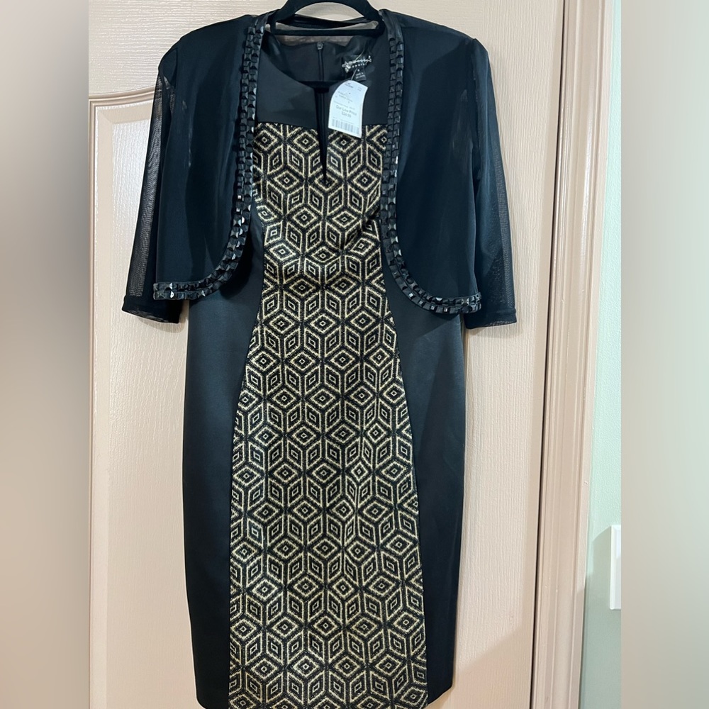 Just in- nwt brocade dress and top set